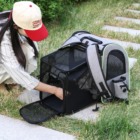 Premium Expandable Cat Carrier Backpack – Pawspire