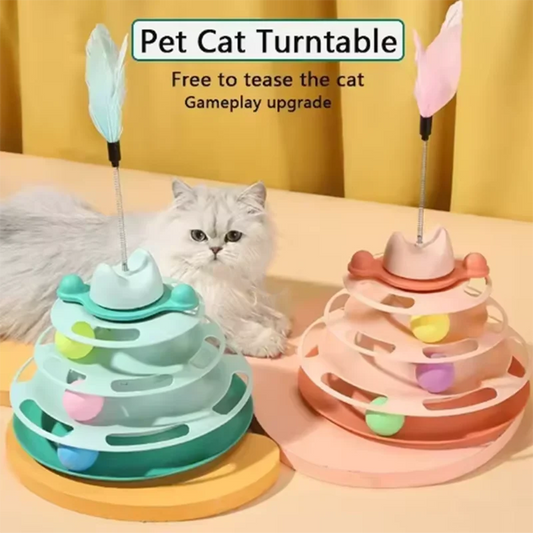 Cat Toy Tower for Interactive Play – Pawspire